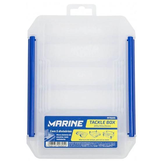 Imagem de Caixa Estojo Marine Sports Tackle Box MTB205 Para Isca Artificial 5 Divisórias