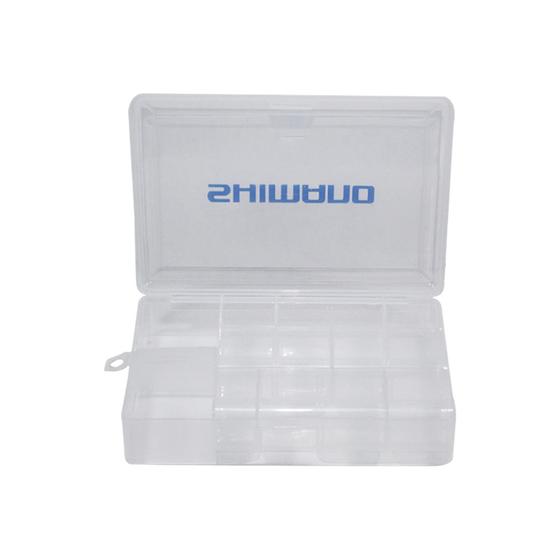 Imagem de Caixa Estojo Shimano Tackle Box Small TB-018 Para Isca Artificial 6 Divisórias
