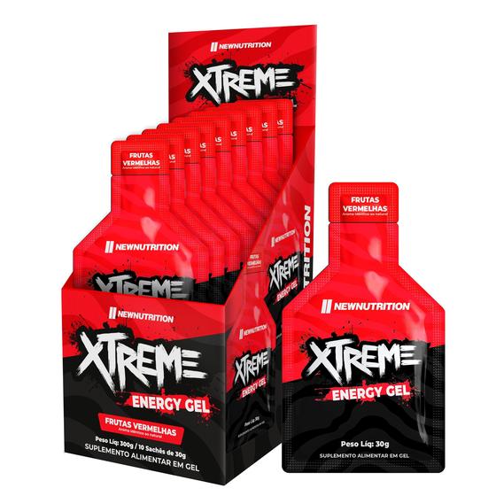 Imagem de Caixa Gel Xtreme Sache 30g Frutas Vermelhas - 10un.