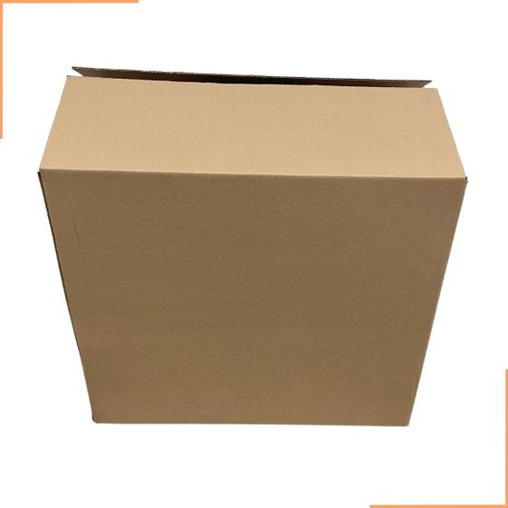 Imagem de Caixa Grande de Papelão Kraft para Mudanças e Envios  50x30x40 Kit com 3 unidades Forte e Resistente 
