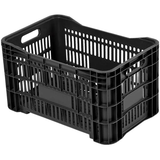 Imagem de Caixa Hortifruti Plastico Agricola 55cmx36cm 50 Lts - Preto