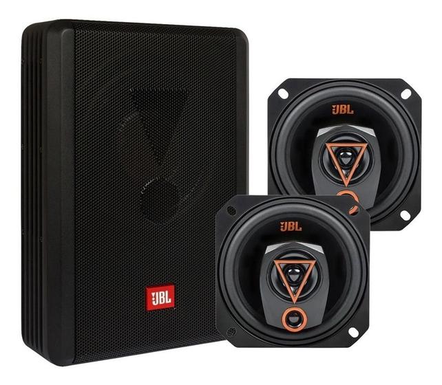 Caixa JBL Ativa Amplificada SW8AMS 200w + 2 Alto Falantes 4