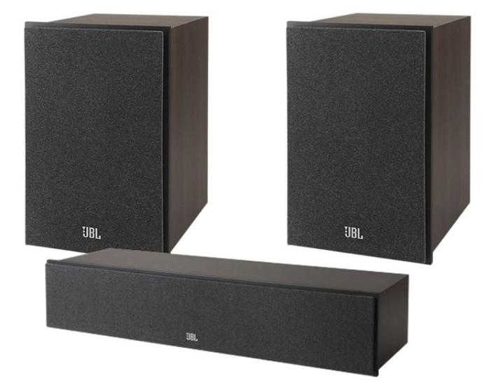 Imagem de Caixa JBL Stage 250B PAR + Cx Central JBL 245C Cor Madeira