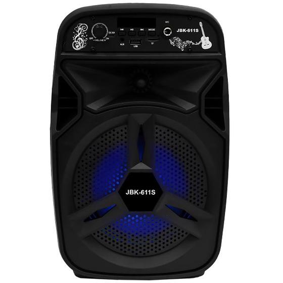 Caixa Karaoke JBK 611S 6.5" 8 Watts RMS com Bluetooth/USB e Radio FM