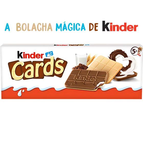 Imagem de Caixa Kinder Cards Ferrero 128g - 5 Cards na Caixa