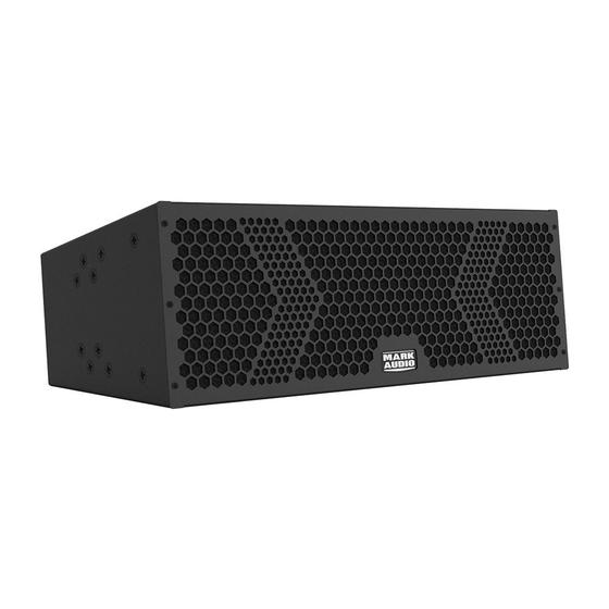 Imagem de Caixa Line Array Mark Audio VMK6 BK Digital Series Ativa 2x6 de 500 Watts
