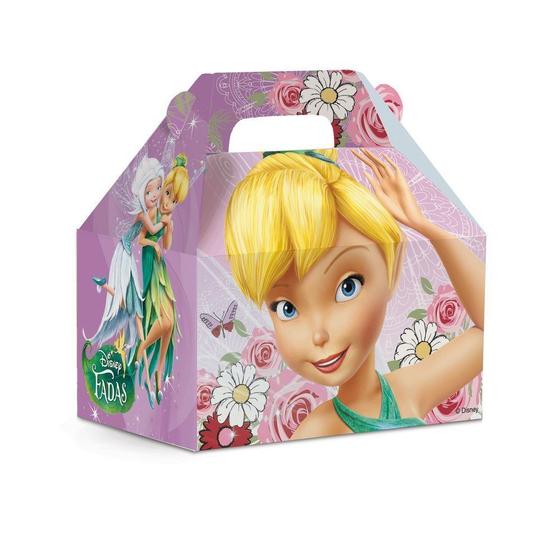 Imagem de Caixa Maleta Kids Surpresa Fadas Disney Lilas 12X8Cm C/10