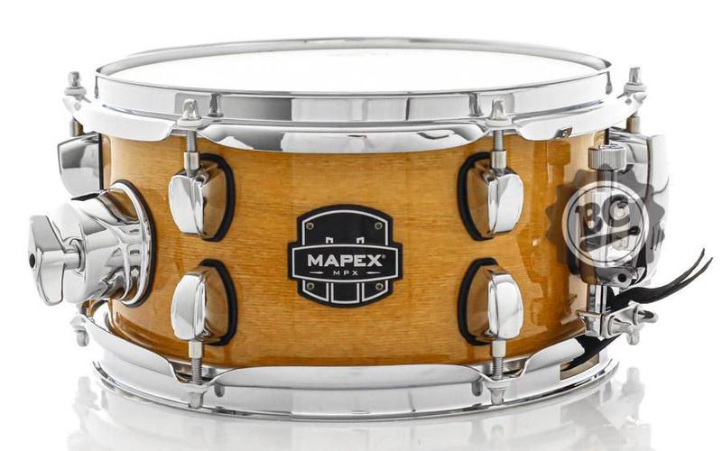 Imagem de Caixa Mapex New MPX Natural Lacquer 10x5,5 Modelo Novo casco com Maple, automático Armory e caneca