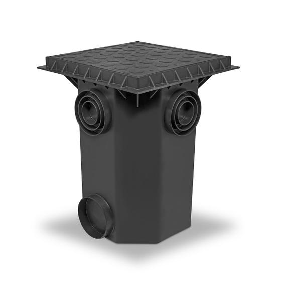Caixa Múltipla para Inspeção ou Passagem 350 x 350mm Roma Menor preço em Caixa Múltipla para Inspeção ou Passagem 350 x 350mm Roma