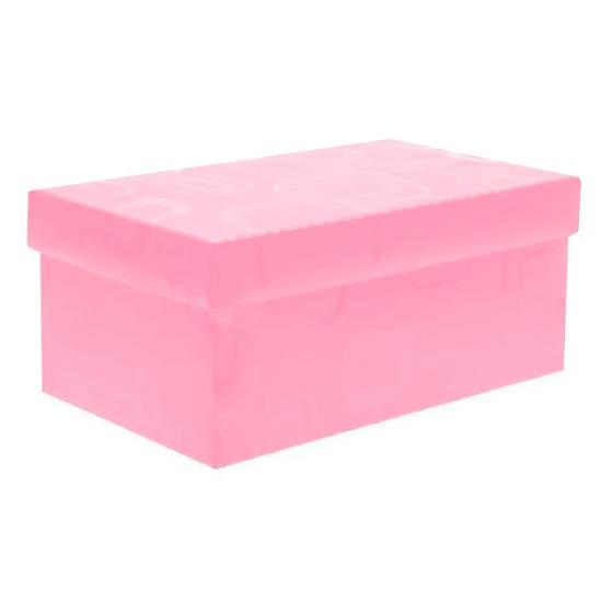 Imagem de Caixa Multiuso Formato Sapato Rosa - Dello