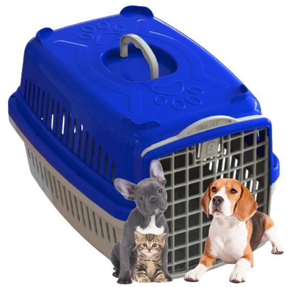 Imagem de Caixa N3 Mala Segura Pet Transportar Cães E Gatos Trava Na Porta