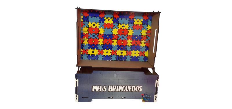 Imagem de Caixa Organizadora de brinquedos para Autistas