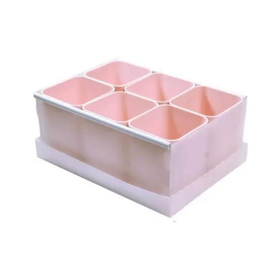 Imagem de Caixa Organizadora Dello Com 6 Porta Objetos