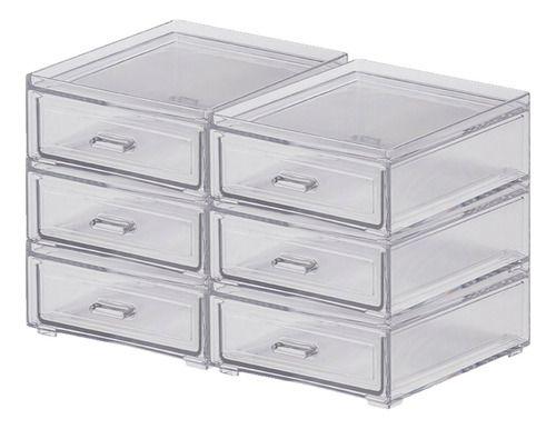 Imagem de Caixa Organizadora Em Acrilico Com 6 Gavetas Make E Multiuso