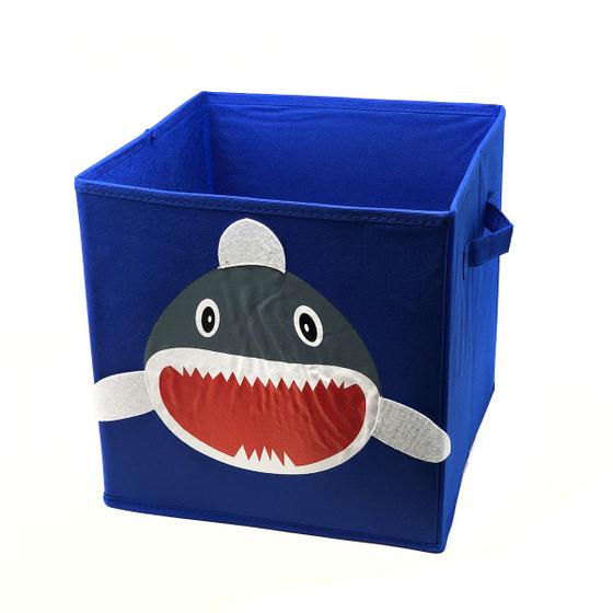 Imagem de Caixa Organizadora Infatil Temático Dobrável De Poliéster Cesto Organizador Brinquedos Roupas Livros