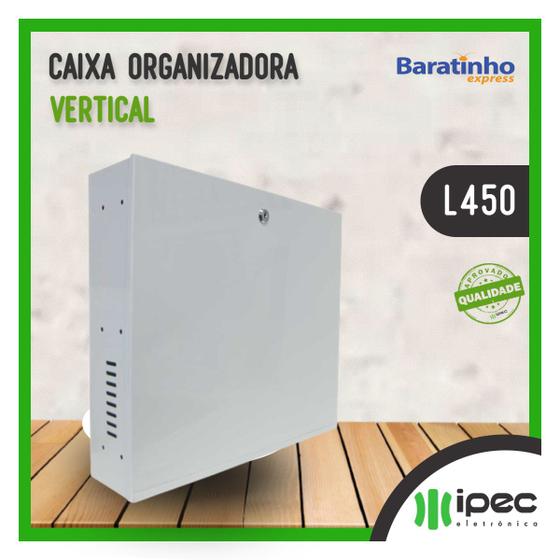 Imagem de Caixa Organizadora L450 Vertical Gabinete Ambiente Interno