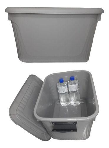 Imagem de Caixa Organizadora Multiuso Grande 30l Com Tampa E Travas