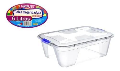 Caixa Organizadora Multiuso Plástica Com Tampa 6 Litros Menor preço em Caixa Organizadora Multiuso Plástica Com Tampa 6 Litros