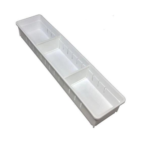 Imagem de Caixa Organizadora Porta Treco C/ 2 Divisórias Moveis 27cm