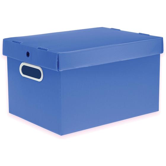 Imagem de Caixa Organizadora Prontobox AZUL 440X320X260 GD - Polycart