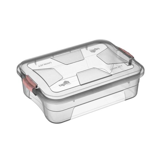 Imagem de Caixa Organizadora Transparente 10L Com Travas Multiuso Design Moderno