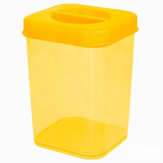 Caixa Organizadora Vertical Plástica 3,0l Zeek Linha POP (Vertical Box Porta-Mantimentos) Menor preço em Caixa Organizadora Vertical Plástica 3,0l Zeek Linha POP (Vertical Box Porta-Mantimentos)
