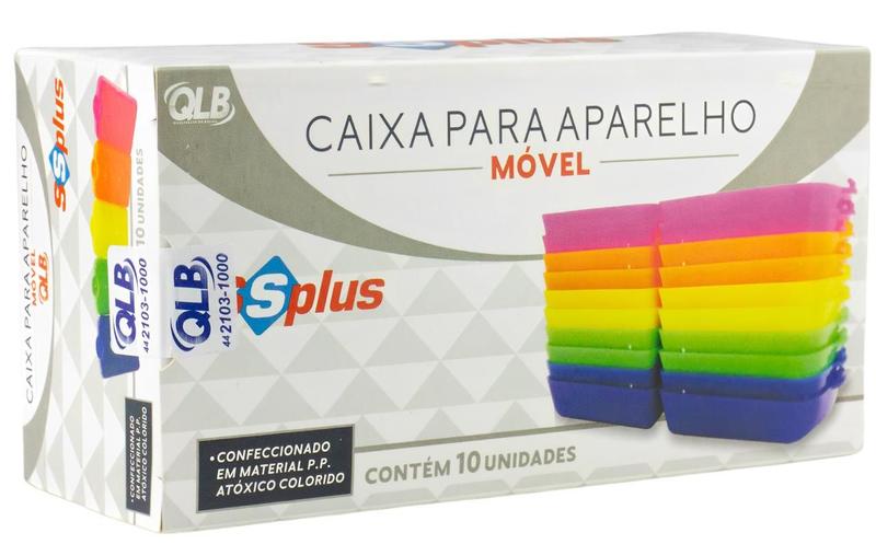 Imagem de Caixa para Aparelho c/ 10 unids colorido SSplus