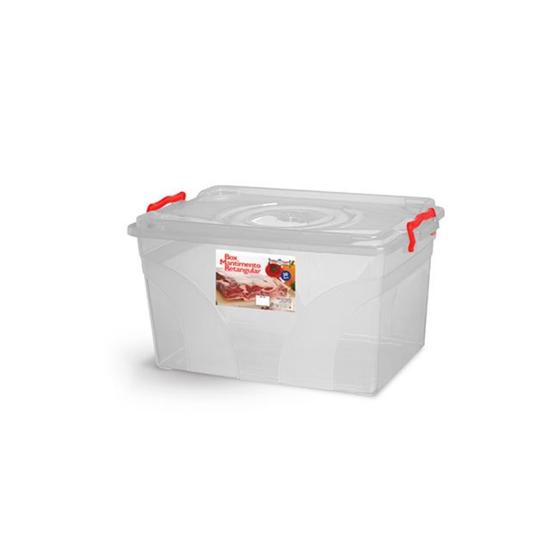 Caixa para Mantimentos Box Master 20 Litros com Trava Niquelart Imagem de Caixa para Mantimentos Box Master 20 Litros com Trava Niquelart