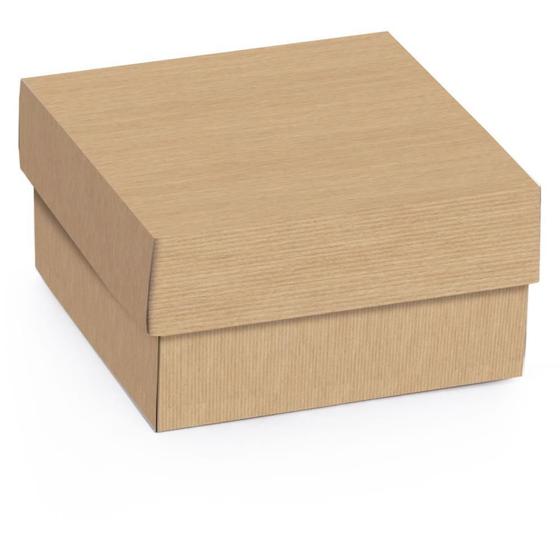 Imagem de Caixa para Presente com Tampa Mini Quadrada KRAFT P 6,5X6,5X3,5CM PCT com 10