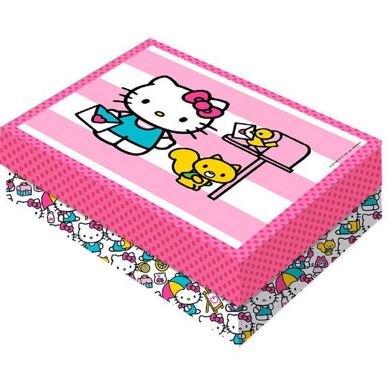 Imagem de Caixa para Presente Retangular G - Hello Kitty Rosa - 1 unidade - Festcolor - Rizzo