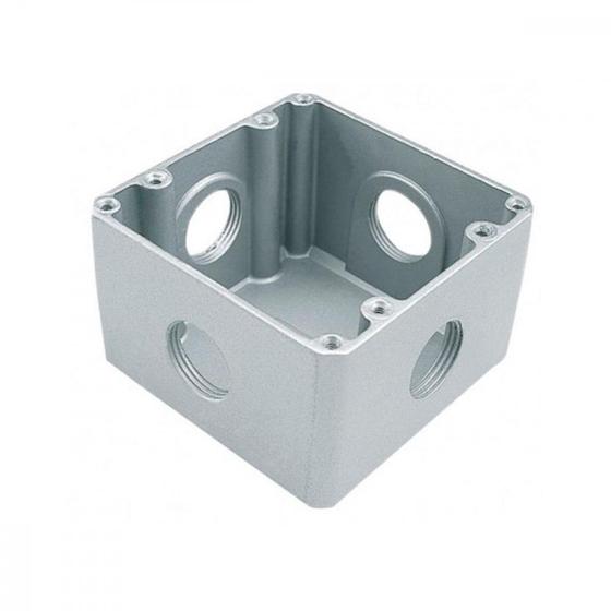 Imagem de Caixa Piso Aluminio Fundido 4X4 Alta X  3/4''  Cps44Ax34