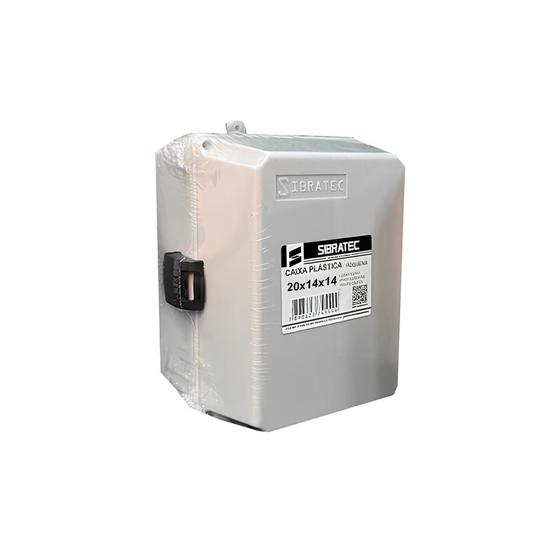 Imagem de Caixa plastica c20-14-14cm pq c/ fecho sibratec