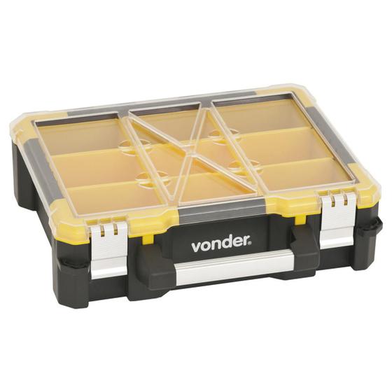 Caixa Plástica Organizadora Vonder Opv0500 Com 09 Compartimentos Menor preço em Caixa Plástica Organizadora Vonder Opv0500 Com 09 Compartimentos