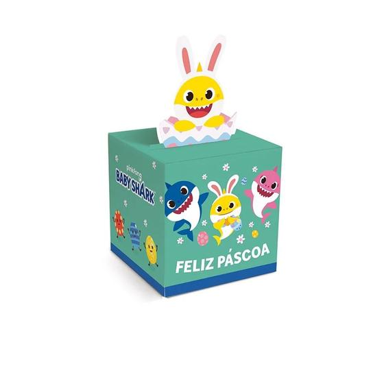 Imagem de Caixa Pop Up - Baby Shark - Feliz Pascoa 10 UN - Tamanho: P