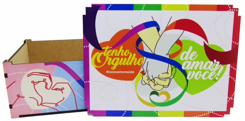 Imagem de Caixa Presente Lgbt Tenho Orgulho De Amar Você