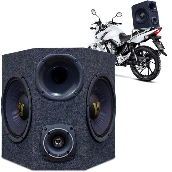 Caixa Propaganda Volante Para Moto 10 Polegadas 600w Rms Menor preço em Caixa Propaganda Volante Para Moto 10 Polegadas 600w Rms