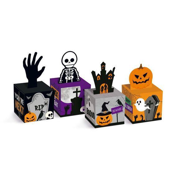 Imagem de Caixa Quadrada Pop Up Scary Night Sortido Colorido - Cromus - 10 Un