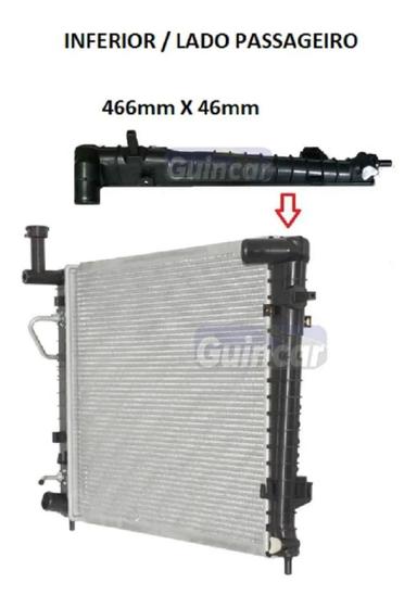 Caixa Radiador Tucson Inferior - Modelo Estriada 466mmx46mm - NACIONAL ...