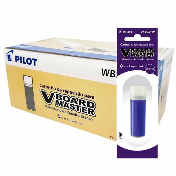 Imagem de Caixa Refil Tinta Pincel Quadro Branco PILOT Wbs V-Board Master com 12 Und