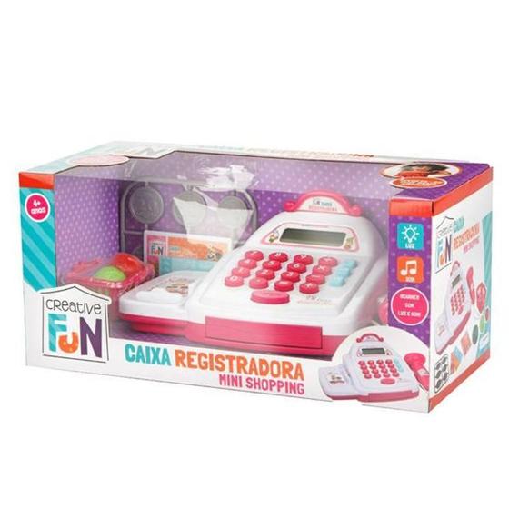 Imagem de Caixa Registradora Mini Shopping Rosa Multikids - Br1182