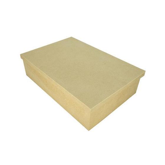Caixa Retangular Tampa Sapato 6mm 45x22x8 Mdf Madeira Menor preço em Caixa Retangular Tampa Sapato 6mm 45x22x8 Mdf Madeira