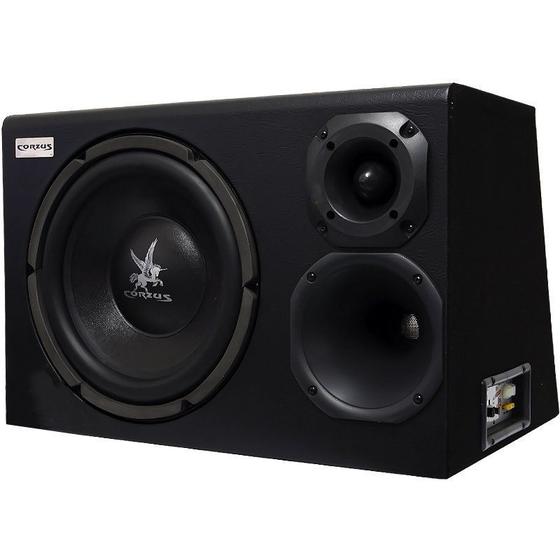 Caixa Som Automotivo Amplificada Trio 12 300W Rms Corzus CXT300 com Módulo Completa Menor preço em Caixa Som Automotivo Amplificada Trio 12 300W Rms Corzus CXT300 com Módulo Completa