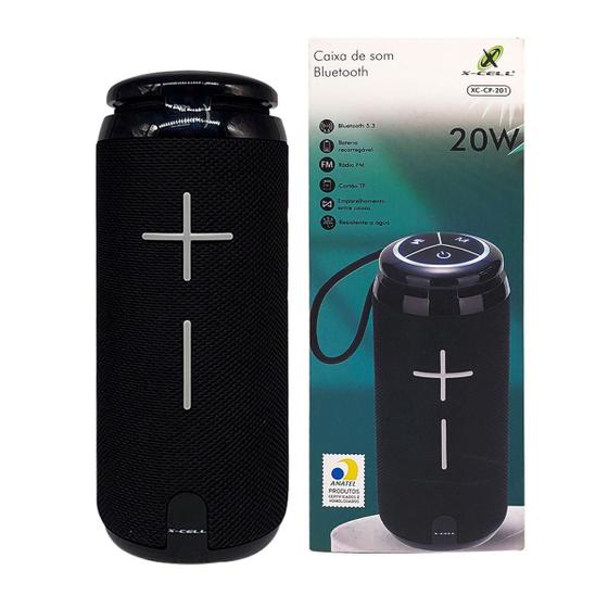 Imagem de Caixa Som Bluetooth X-Cell, Potência 20W, Preto Xc-Cp-201-P