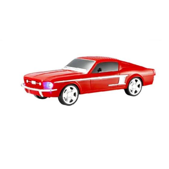 Imagem de Caixa som portatil bluetooth fm usb tws 10w rms carro mustang vermelho cherry ws-1967