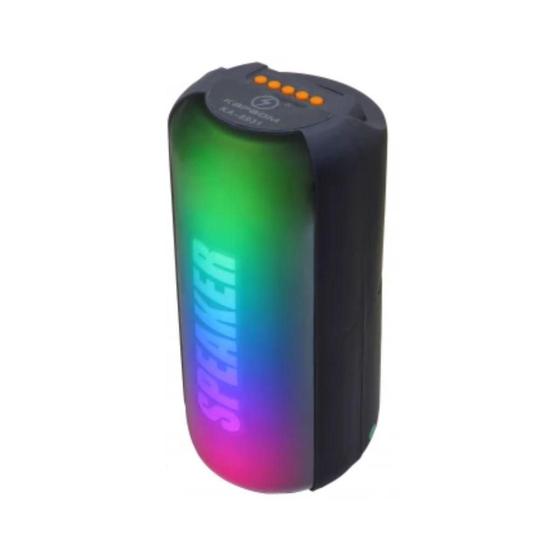 Imagem de Caixa Som Sem Fio Bluetooth Led Rgb Colorido Speaker Ka-8931