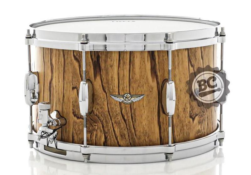 Imagem de Caixa Tama Star Walnut Shell 14x8 Roasted Japanese Chestnut (Made in Japan) com aros Die-Cast