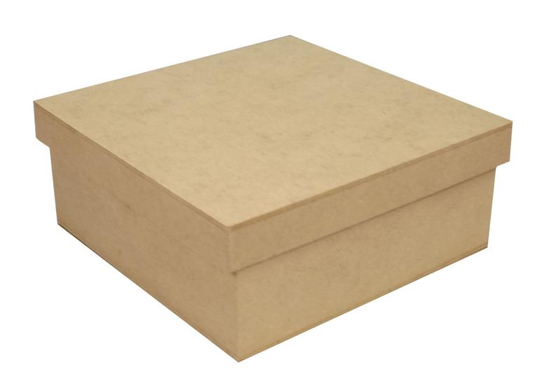 Caixa Tampa de Sapato Quadrada em MDF Baixa Lisa 14x14x5cm Palácio da Arte Menor preço em Caixa Tampa de Sapato Quadrada em MDF Baixa Lisa 14x14x5cm Palácio da Arte