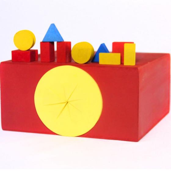 Caixa Tátil Brinquedo Sensorial Pedagógico em MDF Menor preço em Caixa Tátil Brinquedo Sensorial Pedagógico em MDF