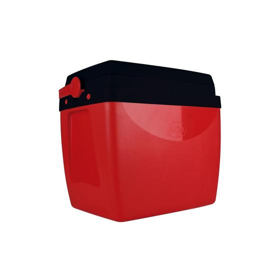 Imagem de Caixa Térmica 26L Vermelho com Preto