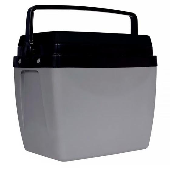 Caixa Térmica 34 Litros Cinza com Preto 25108167 - Mor Menor preço em Caixa Térmica 34 Litros Cinza com Preto 25108167 - Mor